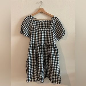 Madewell Linen Blend Mini Dress